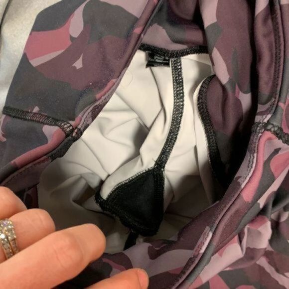 Noli Purple camouflage print Leggings Size Small - Picture 11 of 11